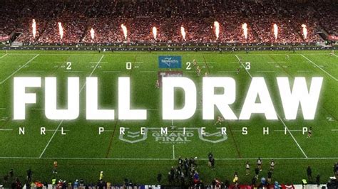 NRL 2023 draw: Every game, round by round, .